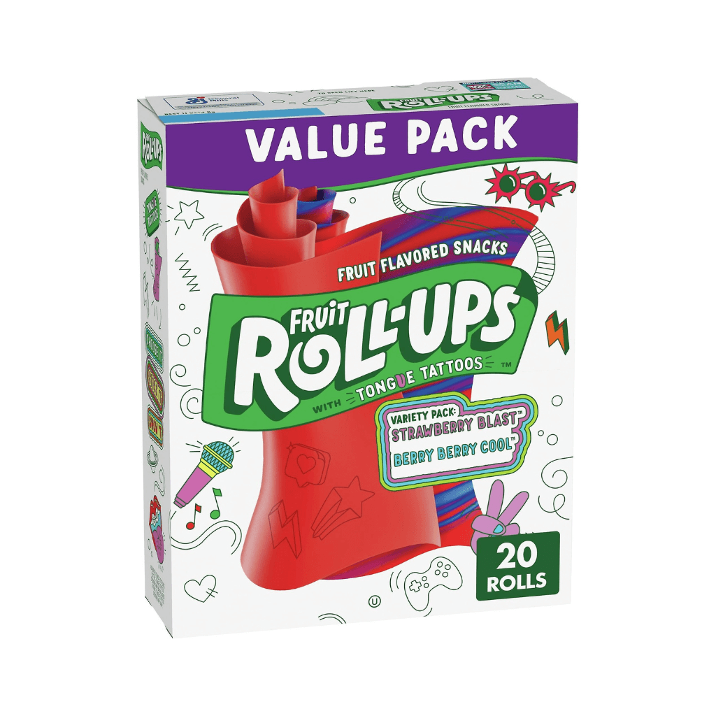 Fruit Roll Ups: Variety Pack (20 rolls)
